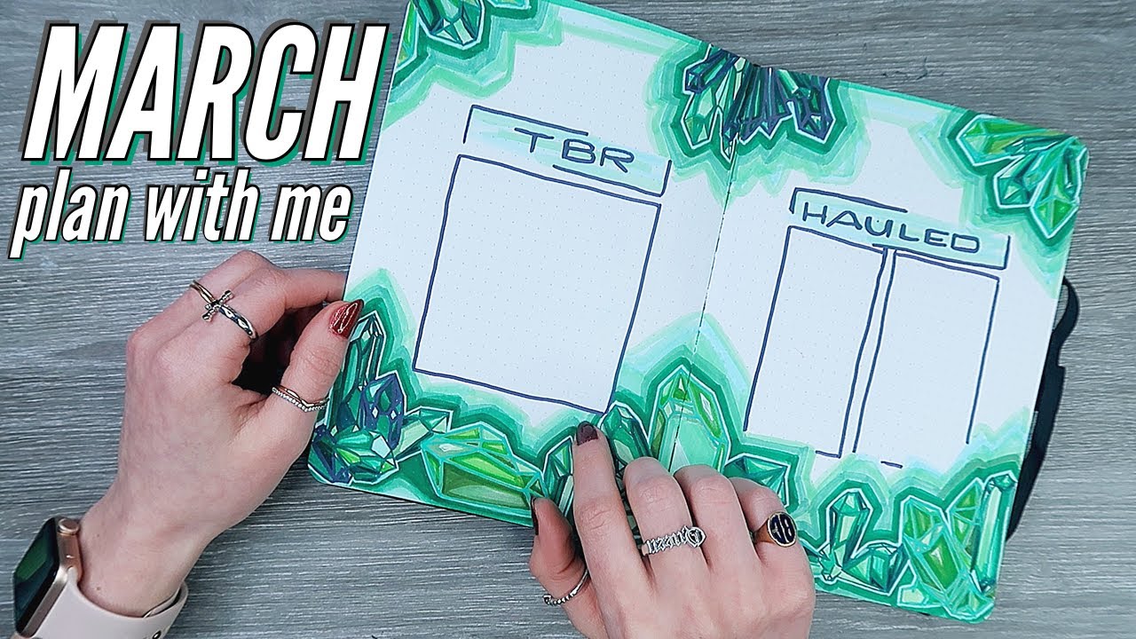 MARCH PLAN WITH ME | lucky crystals?