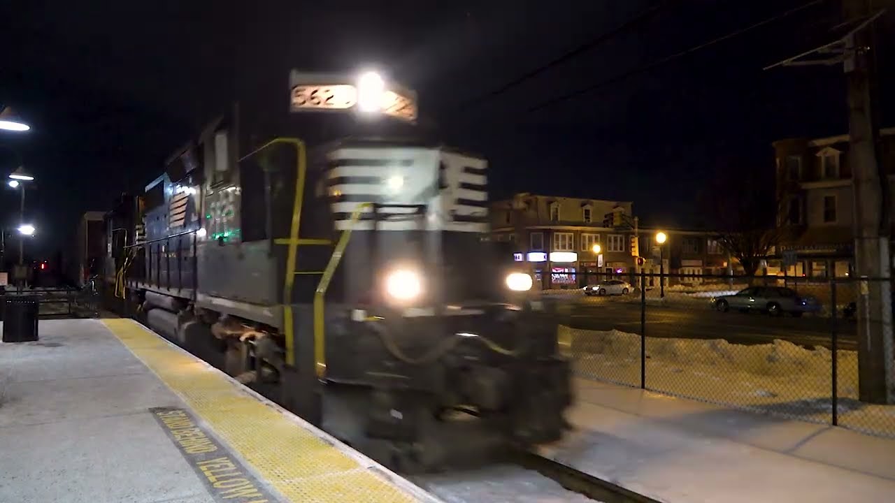 Full HD 60FPS: Norfolk Southern GP38-2 5625 Leads Conrail CA-29 with a Beautiful Nathan K3LP 2/13/26