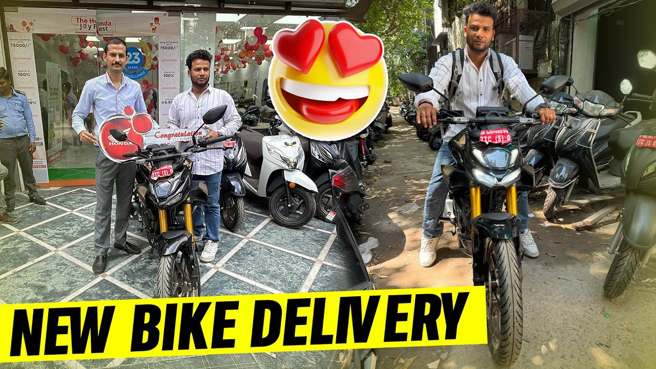 8th Bike कि भी Delivery लेली 🔥 | New Bike Delivery 😍 ☺️ | Japanese Ke Fan है 😂 CB125 Hornet 