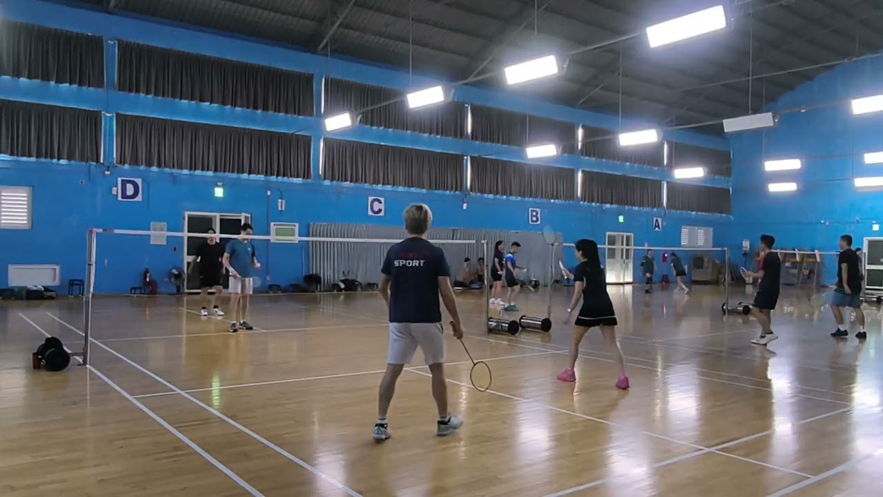 二四羽球隊2/26-12 Apple,柏丞Vs Yang,克拉克