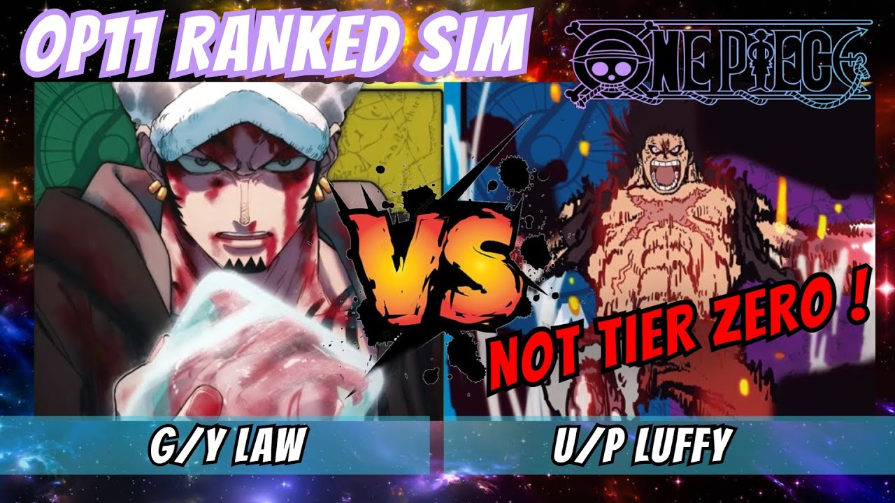 OP11 G/Y LAW VS BLUE PURPLE LUFFY - ASIA IS WRONG NOT TIER ZERO FORMAT【OPTCGSIM】 ONE PIECE CARD GAME