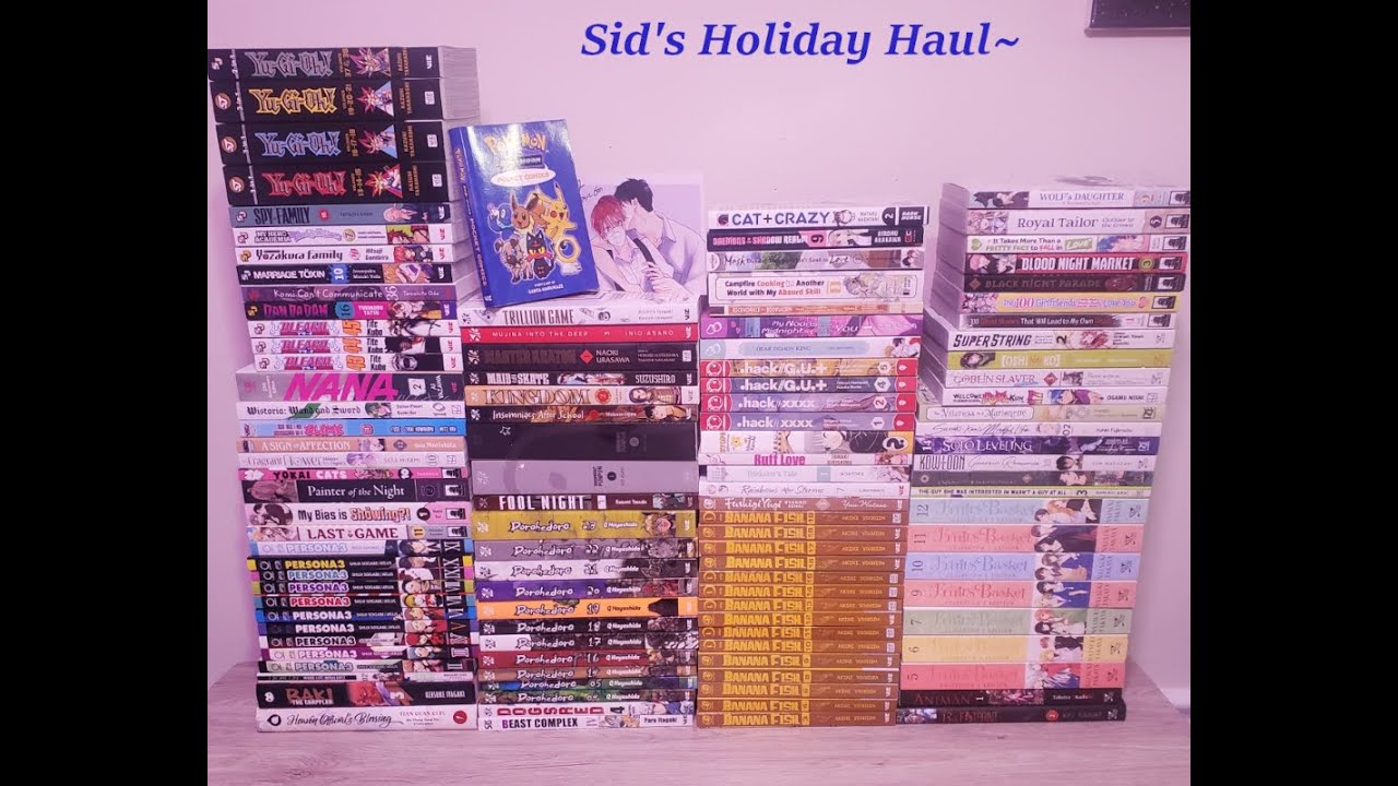Sid's Holiday Manga Haul - 2025