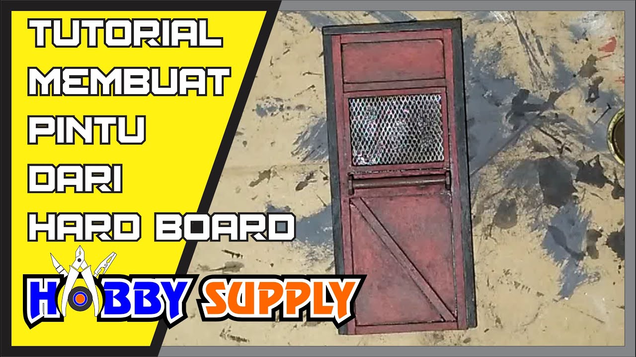 Make a Door For Diorama scale 1:12