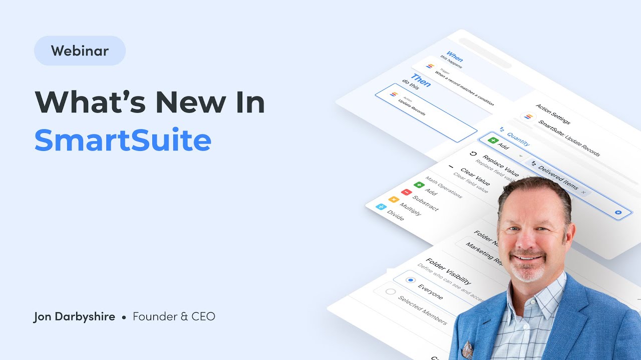 What's New in SmartSuite Webinar | April