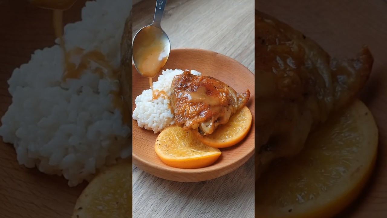 🍊L'orengue de pouchins🍊 - a #medieval French recipe for roast chicken in orange sauce #recipe #food