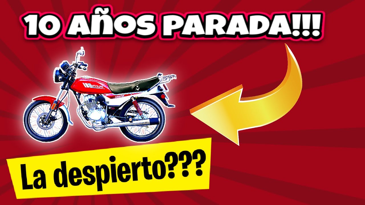 🛵😴/ cómo DESHIBERNAR MOTO china PARADA (10 AÑOS GUARDADA) /💚 -Para principiantes-