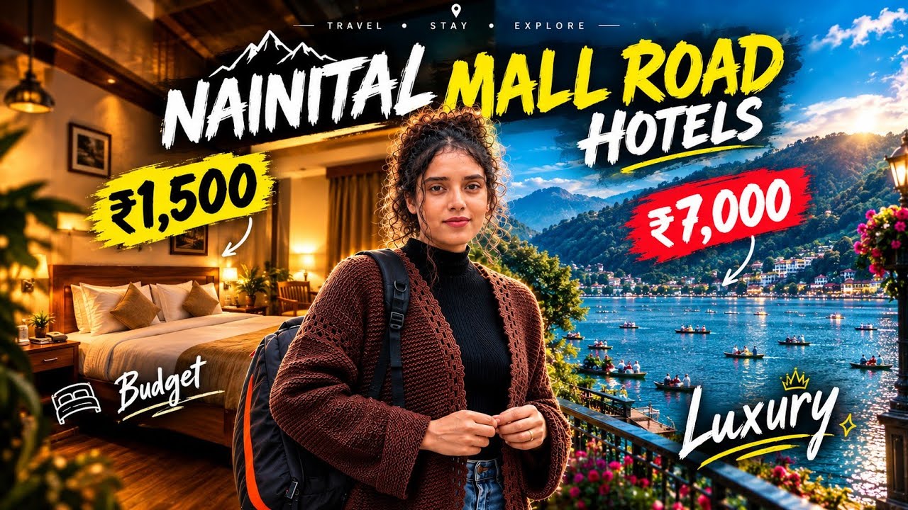Nainital Hotels on Mall Road | Complete Hotel Guide with Price & Location |Must Watch Before Booking