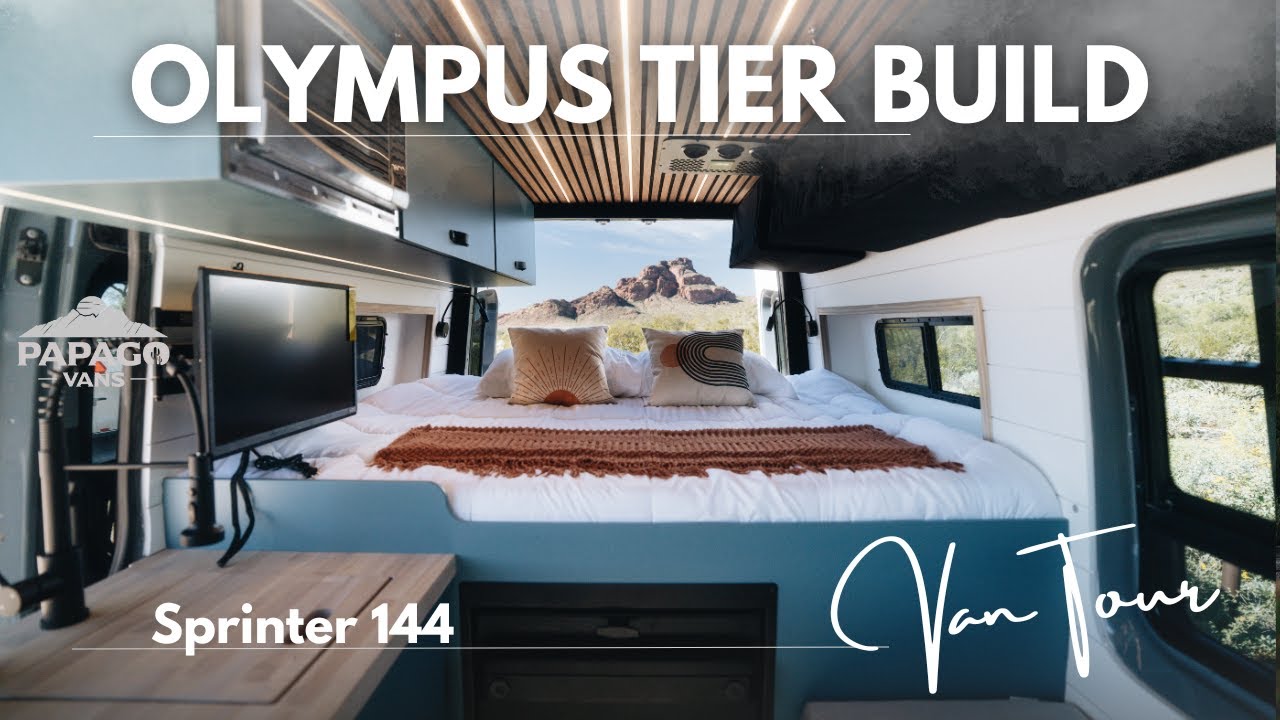 Full Sprinter Van Conversion Tour | Compact Kitchen to Sleeping Setup Revealed