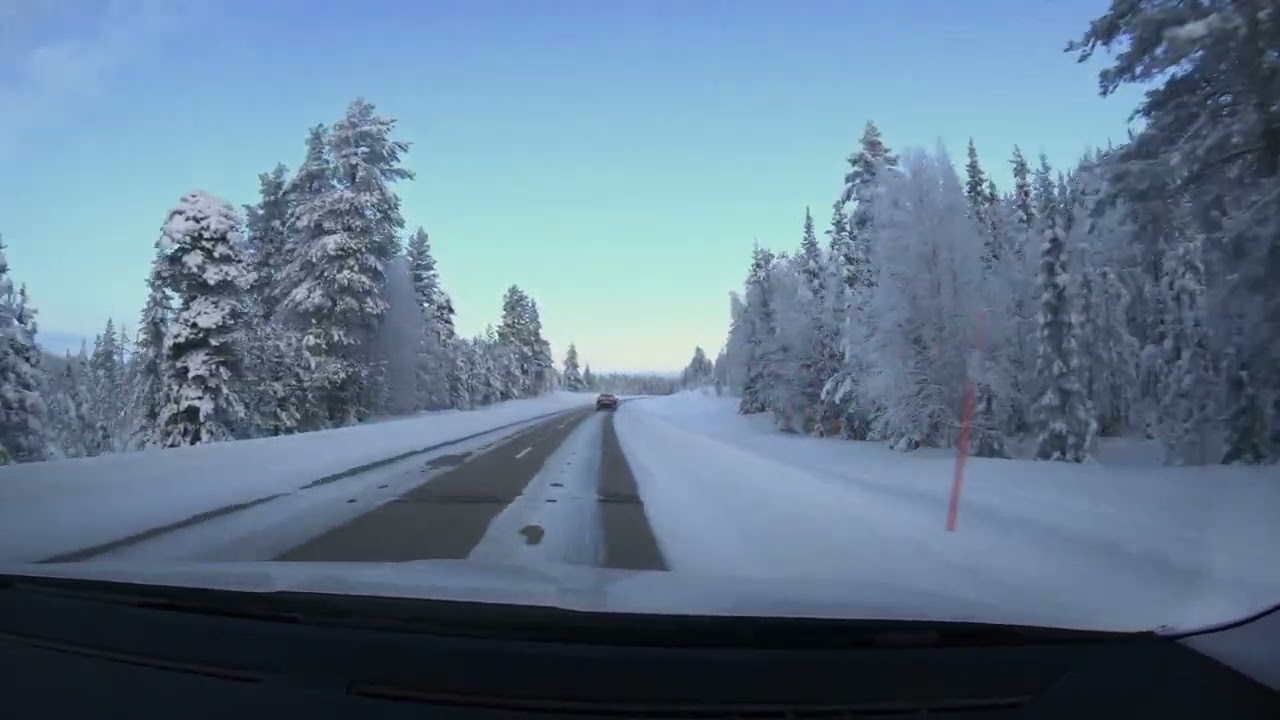 【4K】Lapland Trip 2021, Kolari to Kittilä Part 2/2
