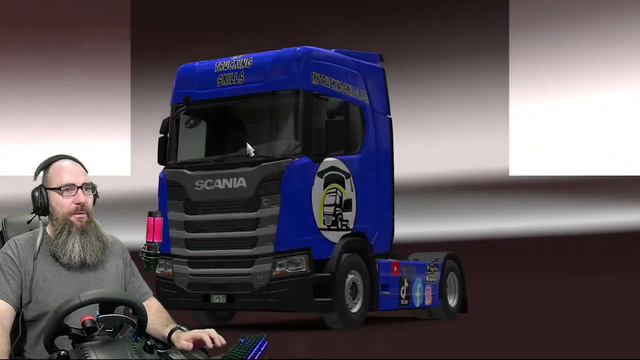 Testing my trucking skills in ETS2