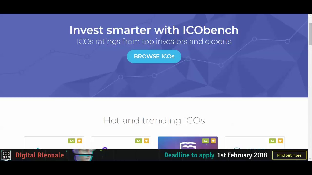 Top 3 ICO websites and ratings