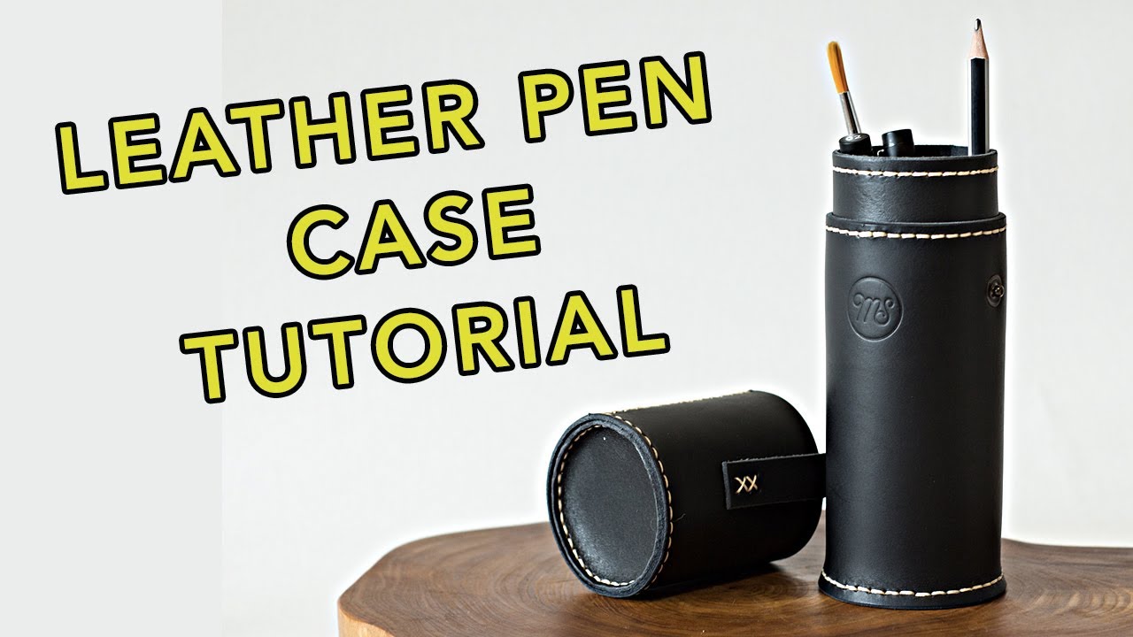 How to make leather pencil case