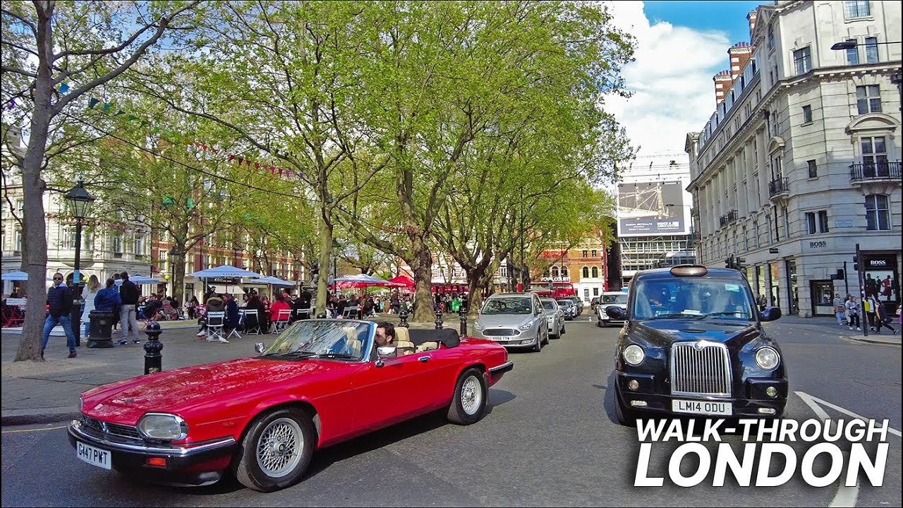 LONDON Walk 🇬🇧 - Stroll through posh Chelsea covering Chelsea Harbour, World's End & King's Road ✨🌸