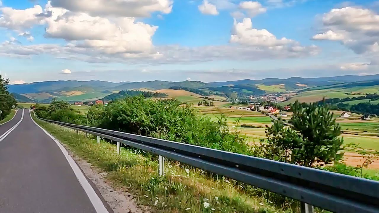 Cała droga z Czorsztyna pod zamek w Niedzicy