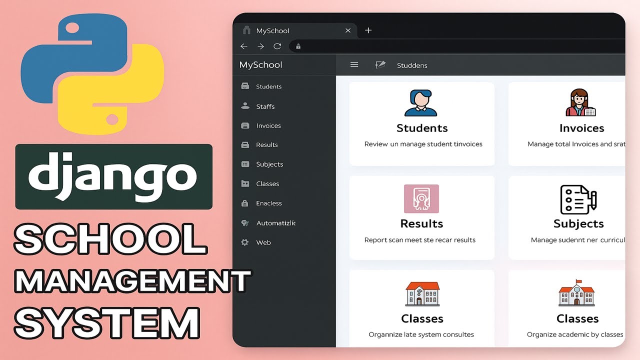 Complete School Management System Project (Python & Django) | Source Code For Sale!
