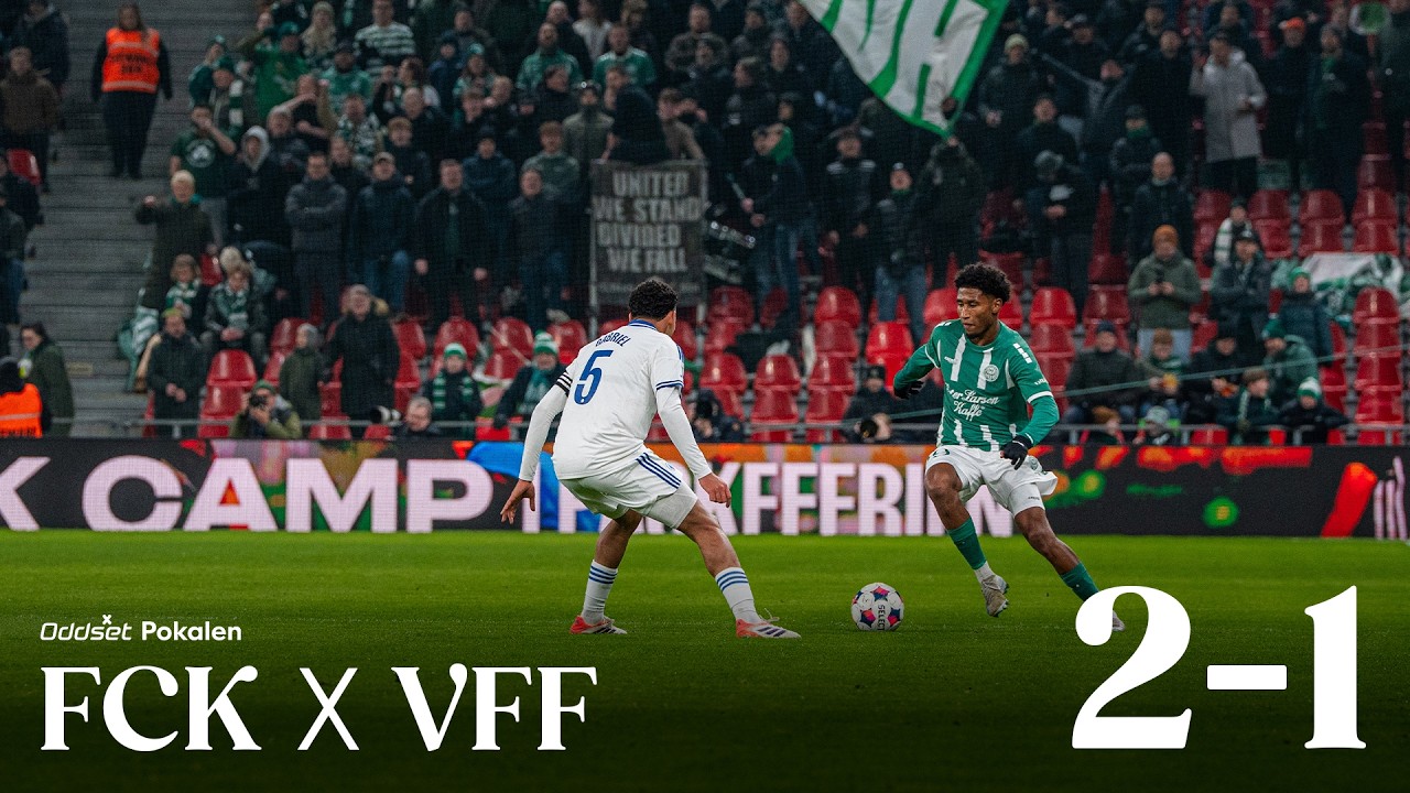 Højdepunkter: F.C. København - Viborg FF 2-1 (Oddset Pokalen, 11.02.26)