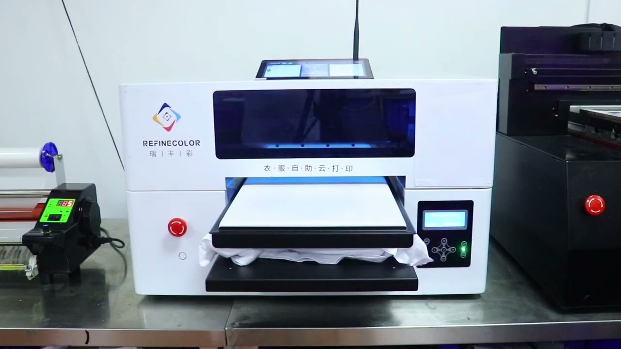 Refinecolor RF-TS1 Direct to Garment Printer smart tee shirt printer with mobile app