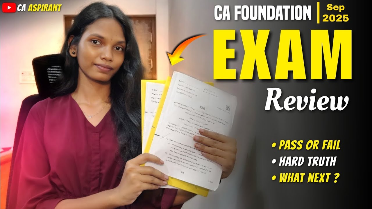 Pass or Fail?🥶||" CA Foundation September 2025 Exam Review & Key Takeaways📚 ✍️"