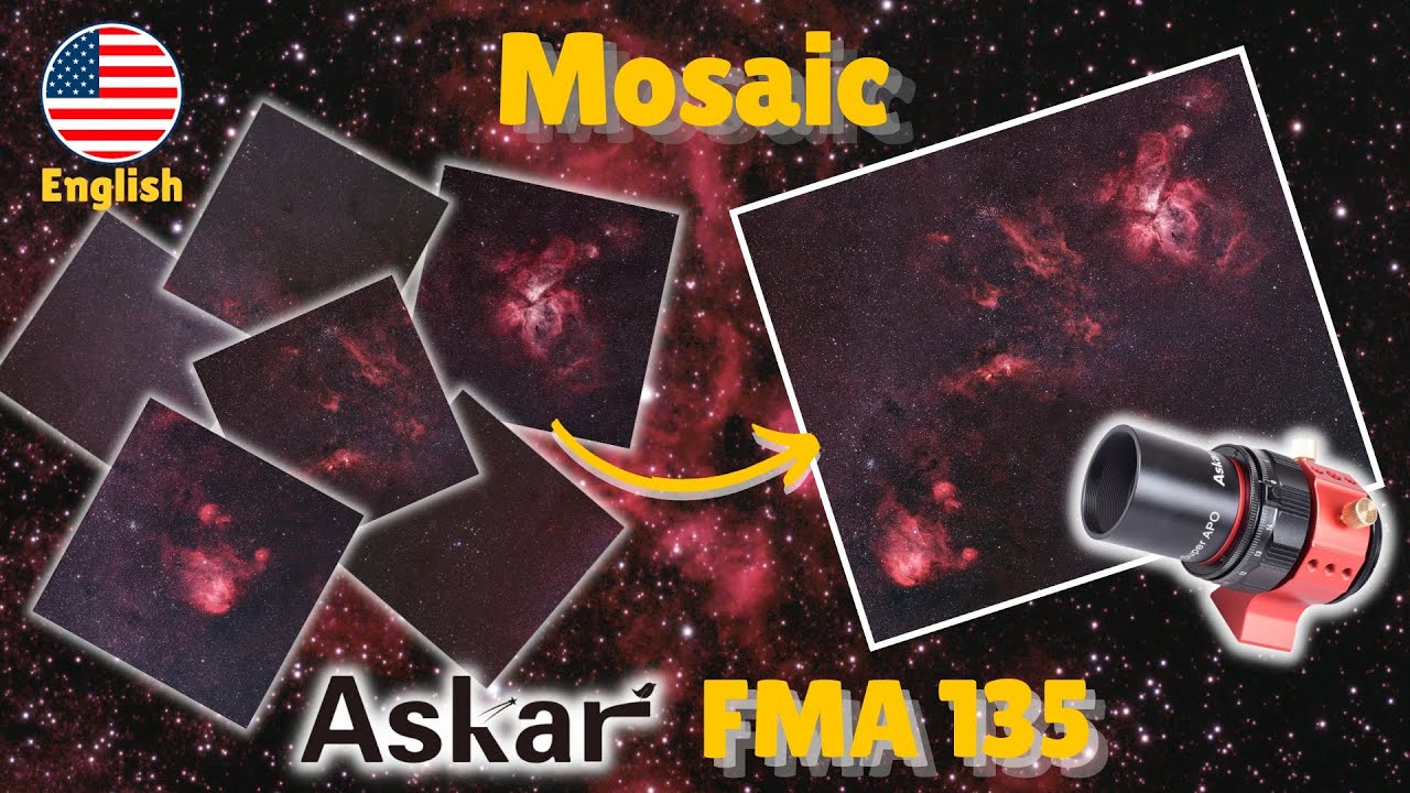 Creating a mosaic with the Askar FMA135
