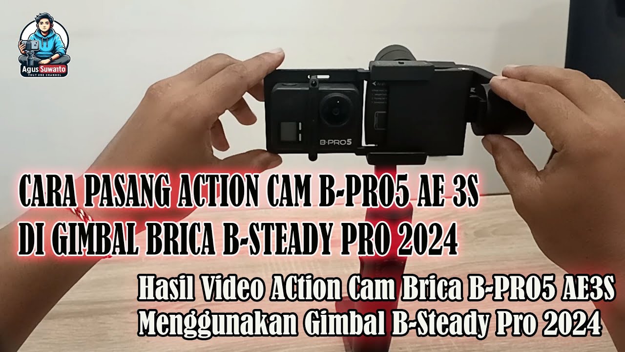 Tutorial Pasang Action Cam di Gimbal Brica B-Steady Pro 2024