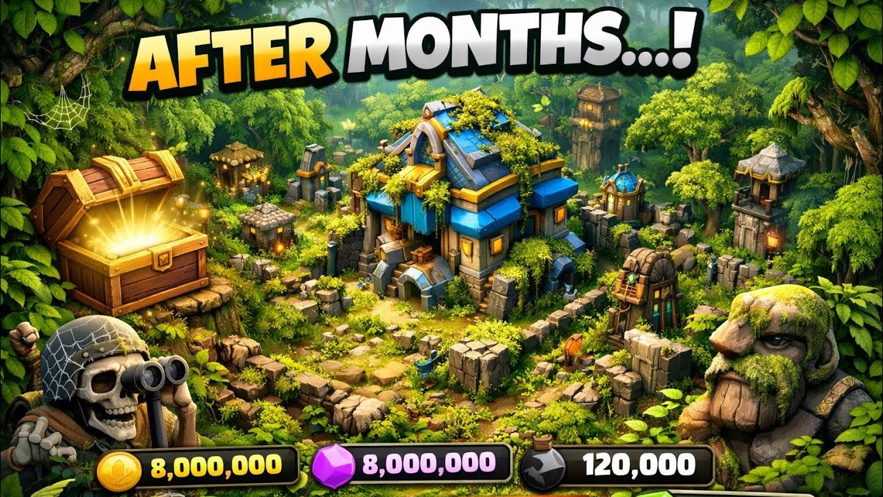 Opening My COC Account After Months | ROS Gaming 