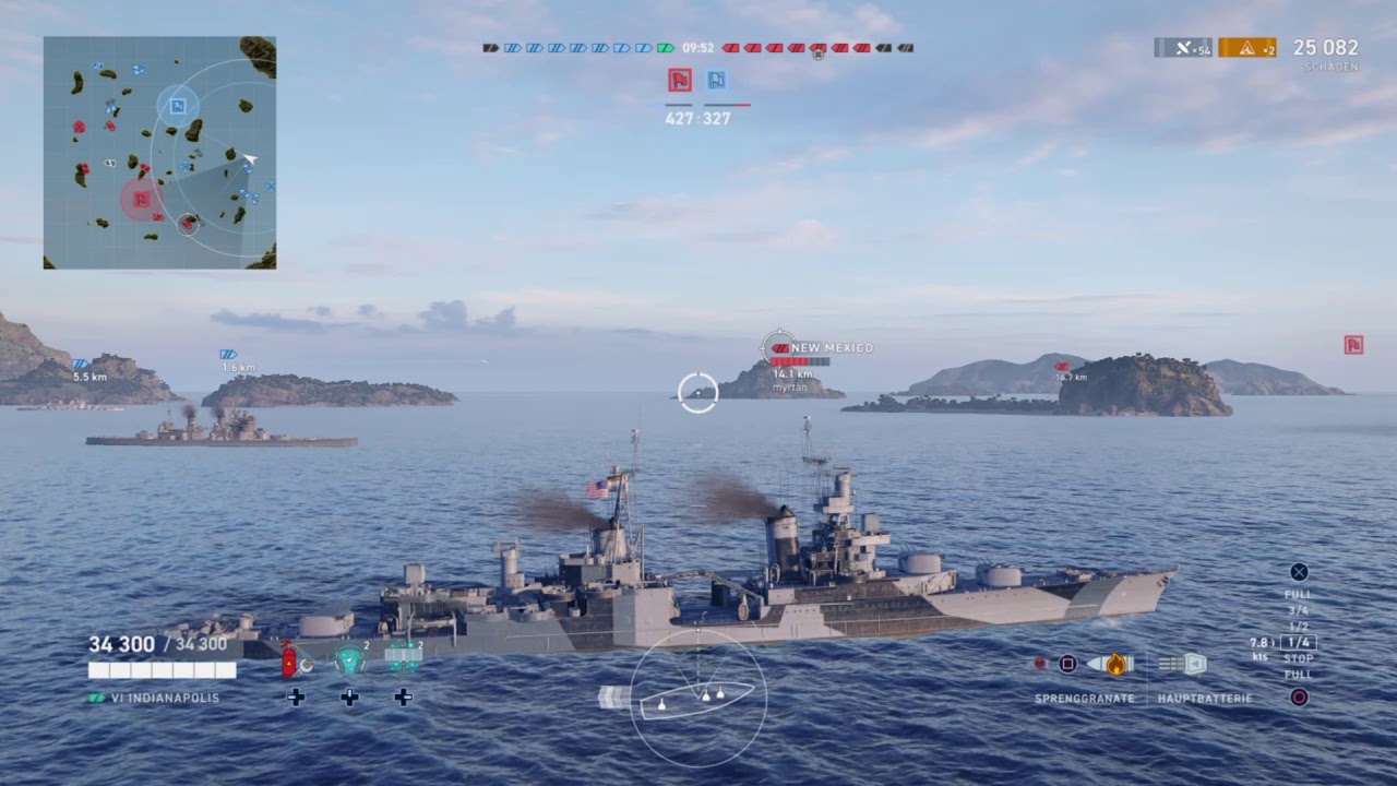 World of Warships Legends - INDIANAPOLIS - Stufe 6 - Premium - Teamwork! [gameplay/ deutsch]