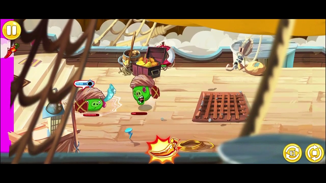 Angry Birds Epic Pig Friends - Lawrence Vs Lawrence Boss Caverna 7 