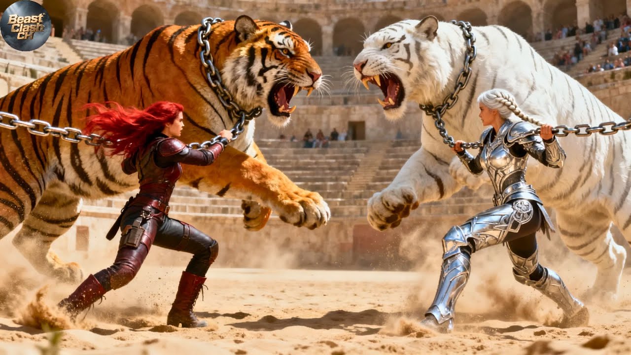 💥 Giant Golden Tiger vs Ruthless White Tiger | Uncompromising Battle | Who Will Win?