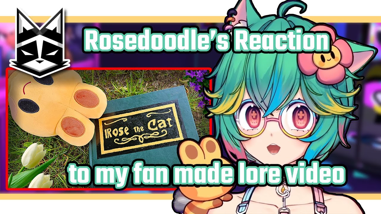 Mellisbaker's Reaction Collection: Rosedoodle reacts to my fan made lore video