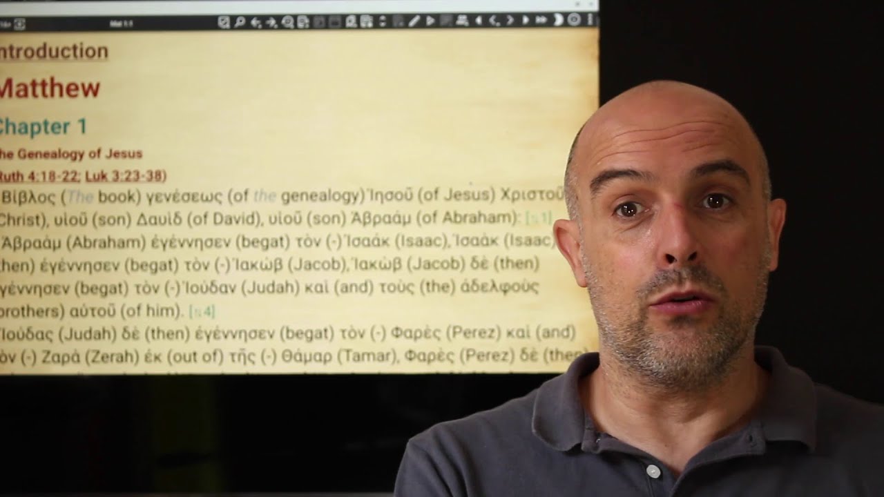 Introduction à une traduction interlinéaire Grec Français du Nouveau Testament