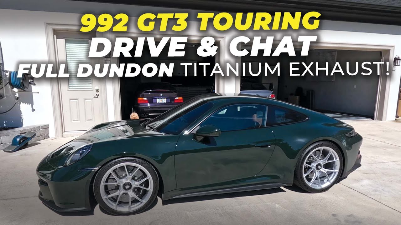 992 Porsche GT3 Touring Drive с полной выхлопной системой Dundon Ti | Настоящие шумы GT3!
