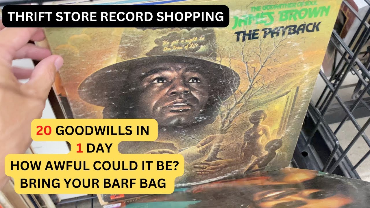 BEST GOODWILL VINYL EVER?? | 20 Goodwills In 1 Day