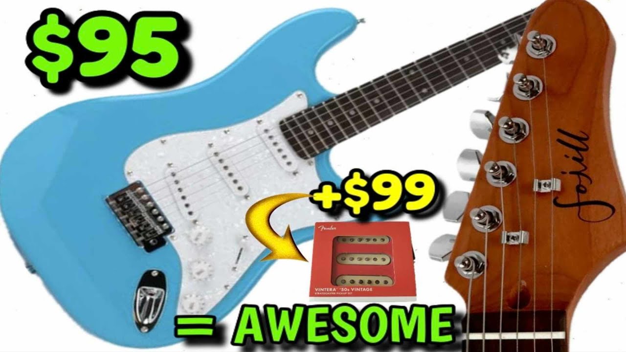 Копия Stratocaster от FOJILL! ПОЛНАЯ ГИТАРА ЗА ЭТИ ДЕНЬГИ, НО ЕСТЬ ДОПОЛНИТЕЛЬНЫЕ ИЗМЕРИТЕЛЬНЫЕ П...