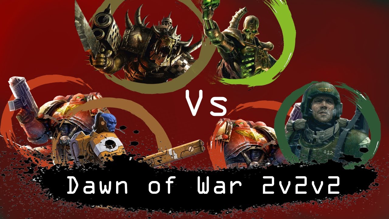 Dawn of War Soulstorm 2 v 2 v 2 2k Subscriber Special! (2000+ deaths!)