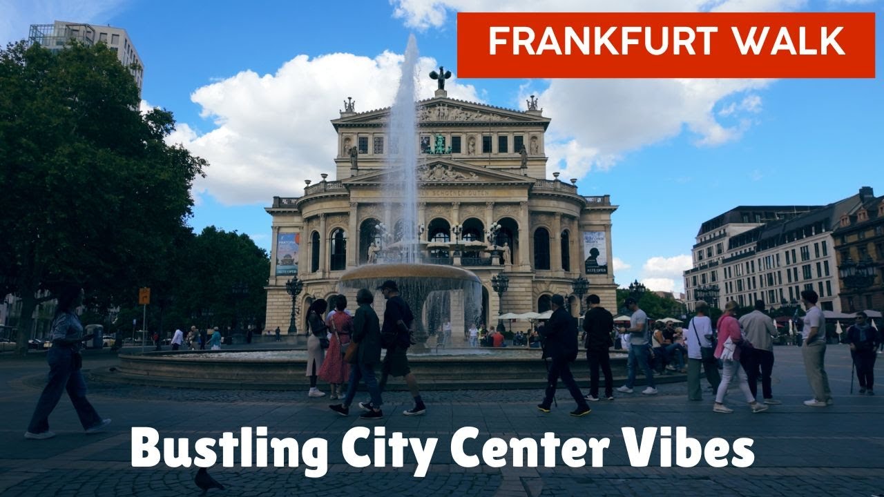[4K] Day in Frankfurt | Zeil | Downtown Shopping Street Vibes