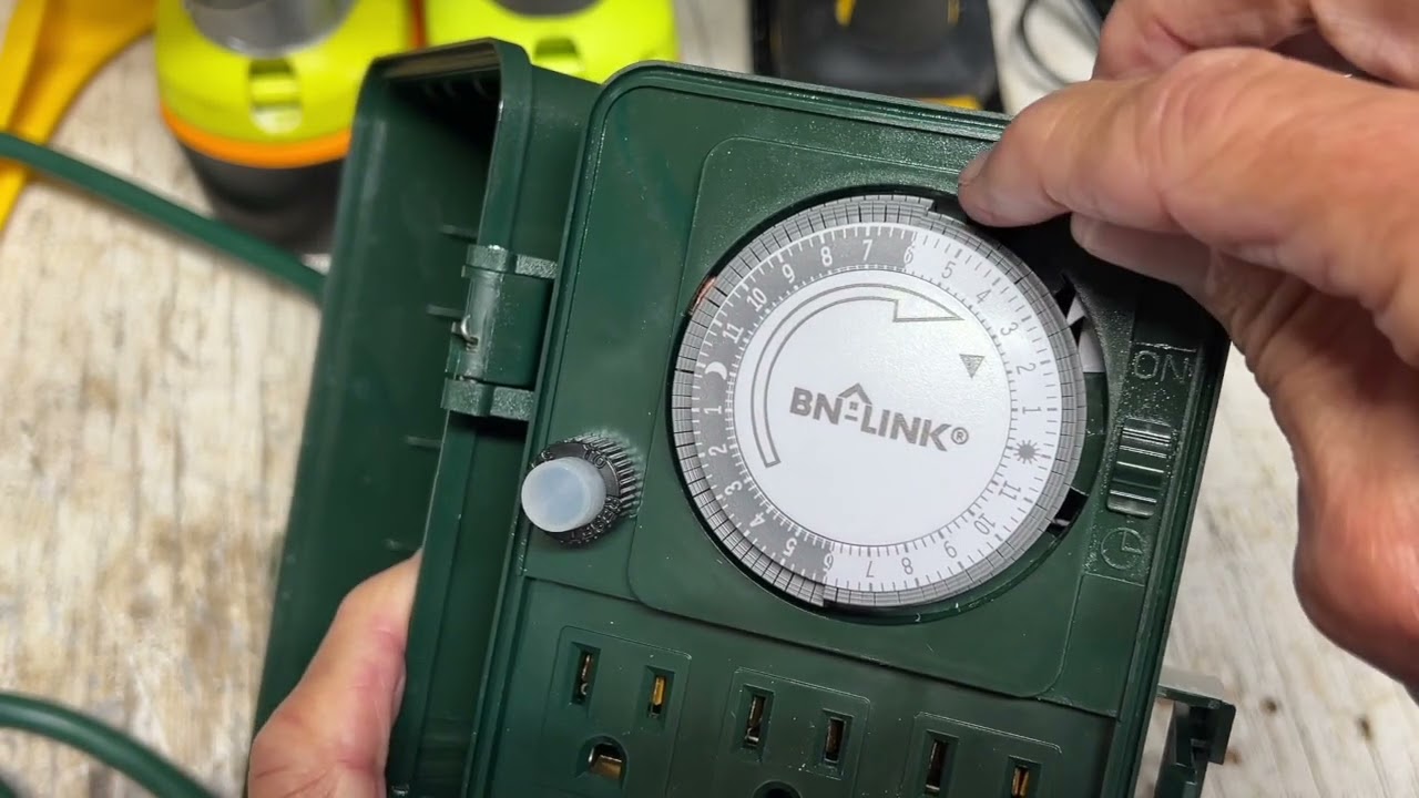 How to set the time and timer on BN Link Outdoor Timer