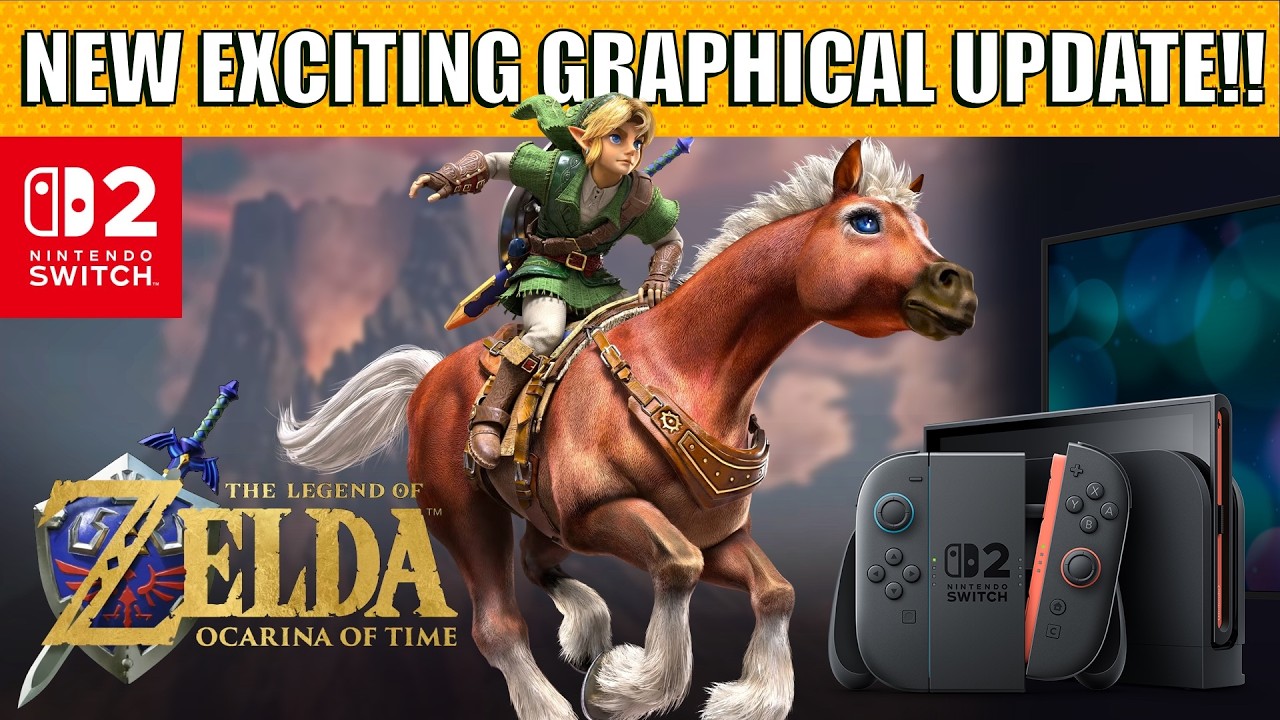 Nintendo ТОЛЬКО ЧТО ВЫПУСТИЛА захватывающее НОВОЕ графическое ОБНОВЛЕНИЕ для ремейка Ocarina of Time