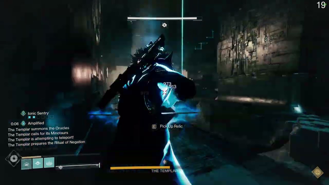 Solo Templar Challenge - Arc Warlock (No swap)