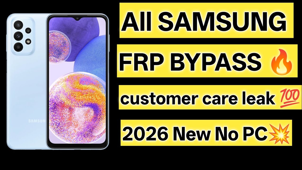 Samsung  FRP Bypass 2026 😱 | Google Account Remove Without PC | 100% Working
