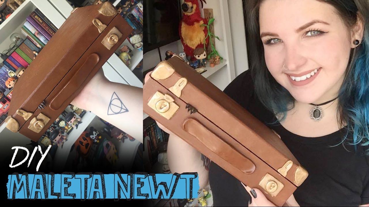 ANIMAIS FANTÁSTICOS E ONDE HABITAM: DIY MALETA NEWT SCAMANDER