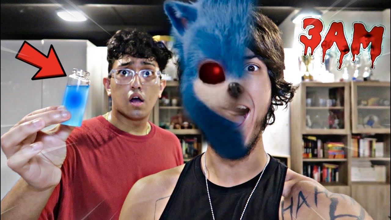 DO NOT DRINK SONIC.EXE POTION AT 3AM!! *OMG I TURNED INTO SONIC*
