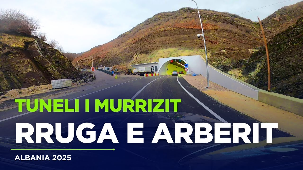 Rruga e Arberit 2025 | Tuneli i Murrizit - 🇦🇱 Albania @MTravelVlog