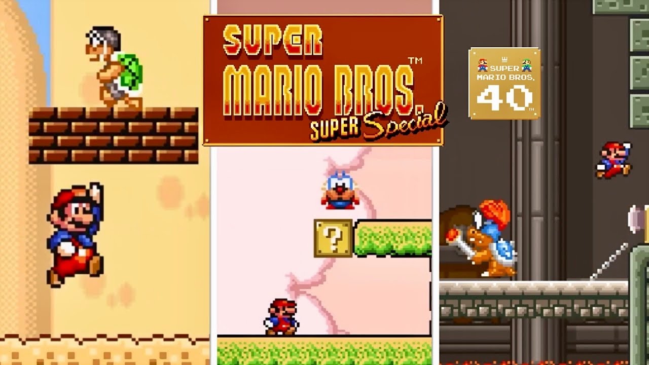 Super Mario Bros. Super Special - SMB 40th Anniversary Demo Playthrough