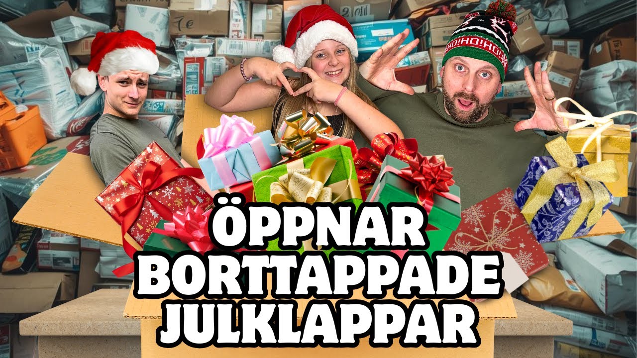 VI KÖPER BORTTAPPADE JULKLAPPAR!