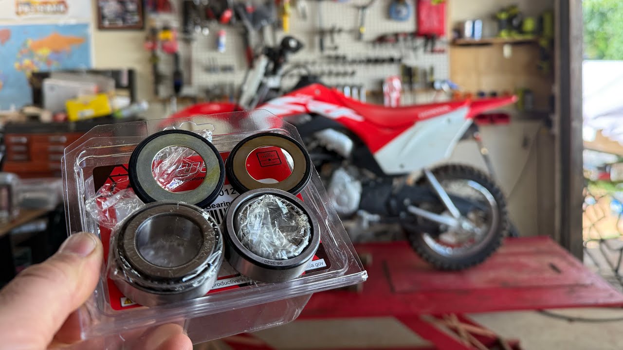 Замена и модернизация подшипника рулевой колонки Honda CRF110