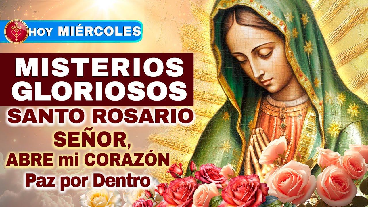 Santo Rosario HOY Mié 4 Feb 2026 🌹 (Gloriosos) — Santa Catalina de Ricci: unión con Dios