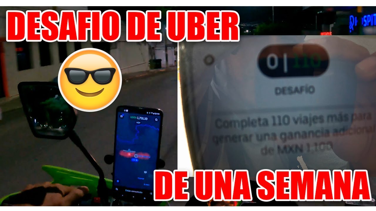 DESAFIO de 110 VIAJES en UBER | ESTO GANE 🤑💰