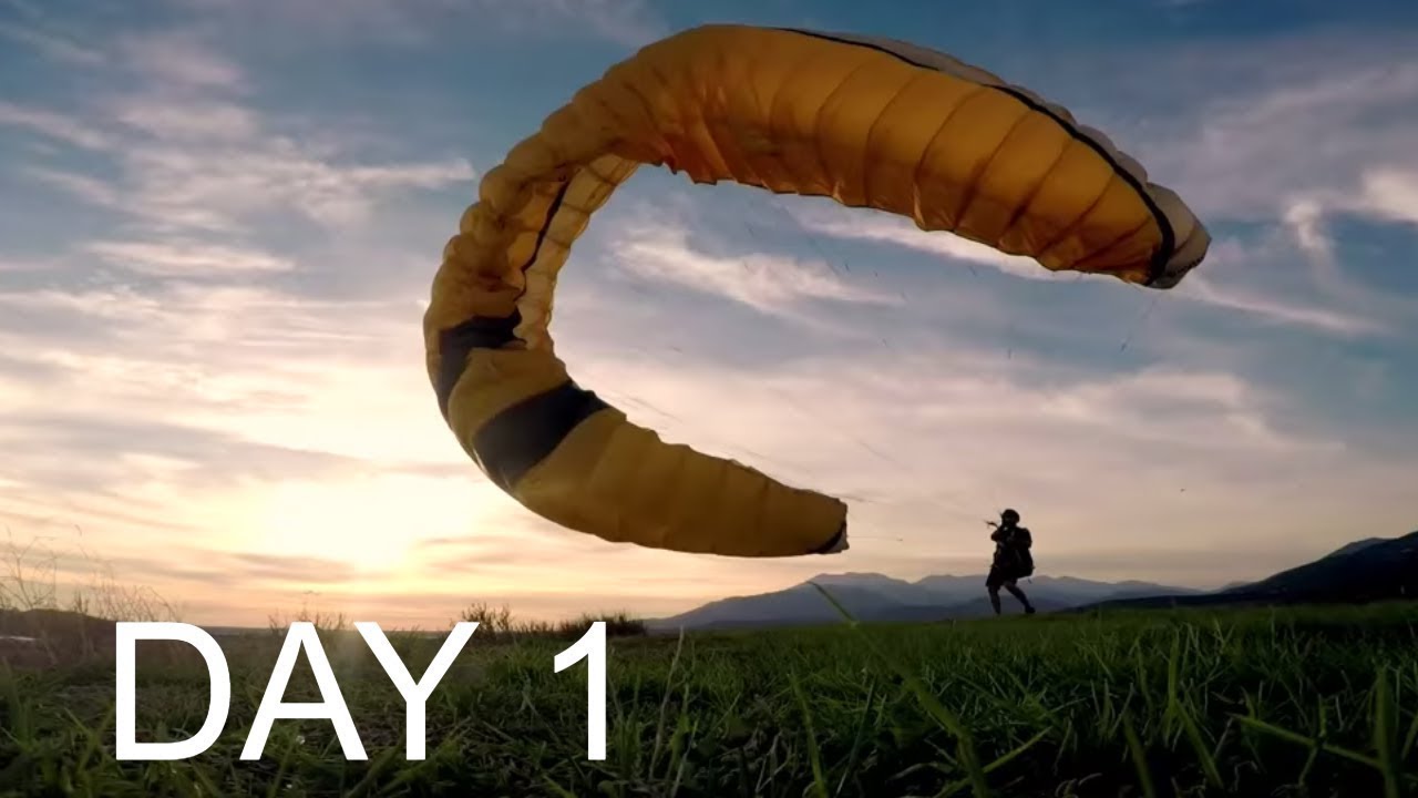 Learning how to Paraglide Vlog and First Flight!