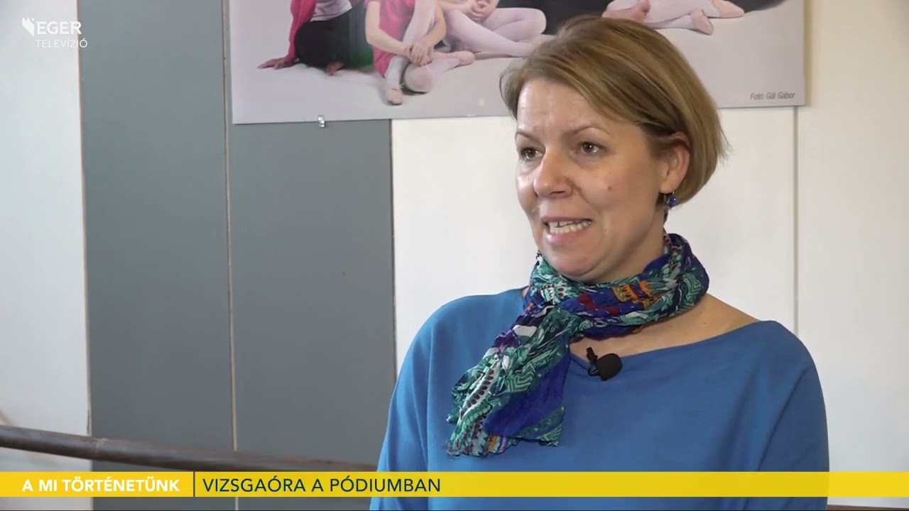 Vizsgaóra a Pódiumban – Szitt Melinda látogatta meg az egri balettcsoportot - 2022.02.17.