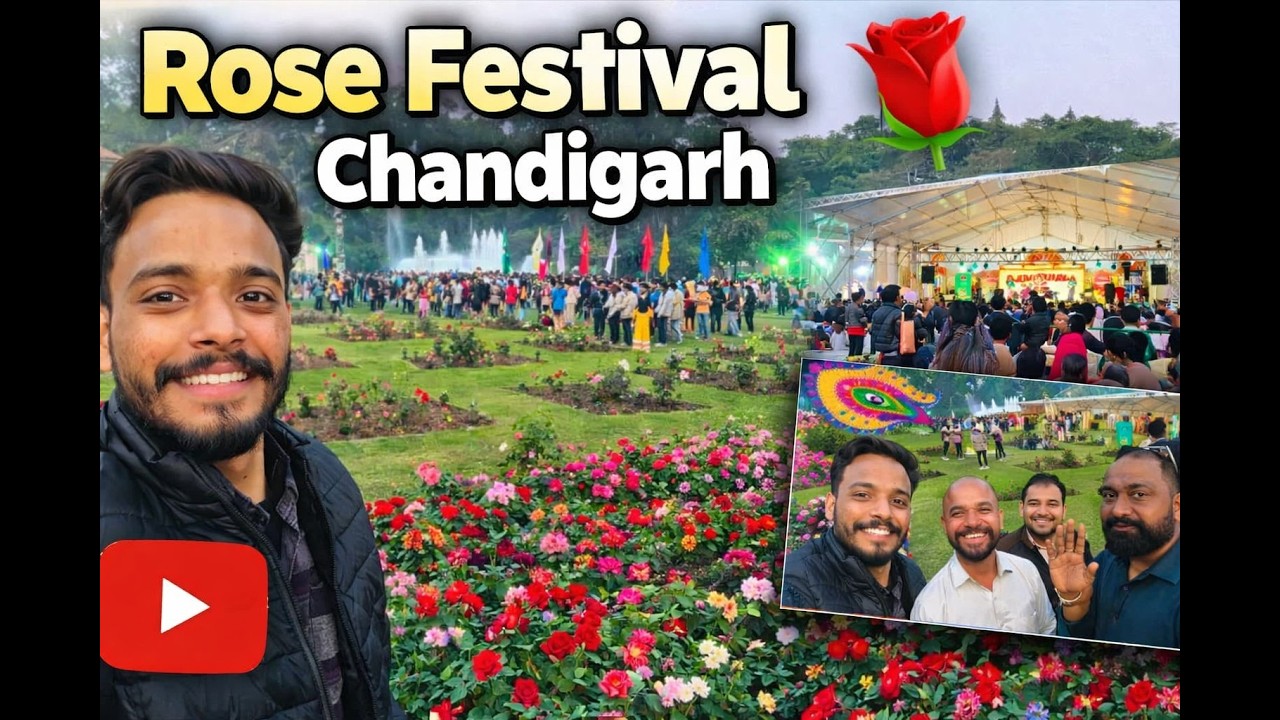 “Rose Festival Chandigarh 2026”🌹❤️ full vlog || vlog 56 || punjabi vlogs😇